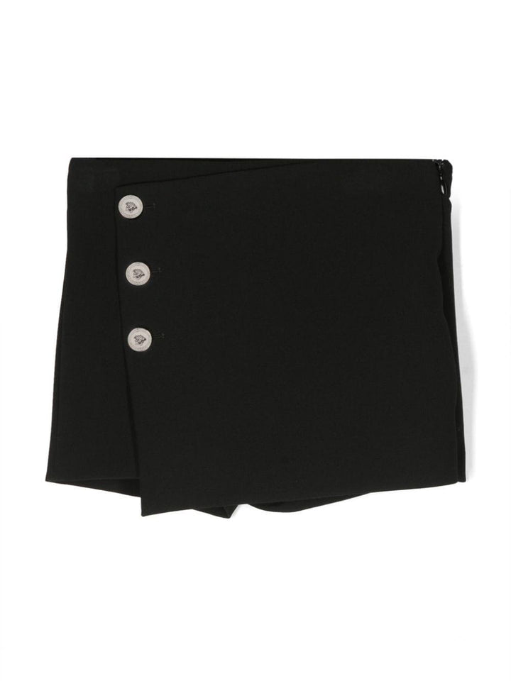Shorts nero bambina