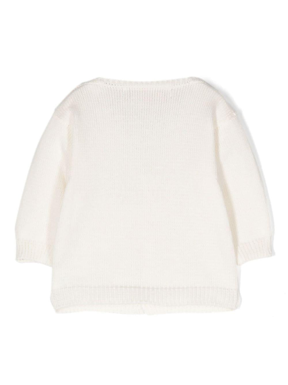 cardigan panna neonato