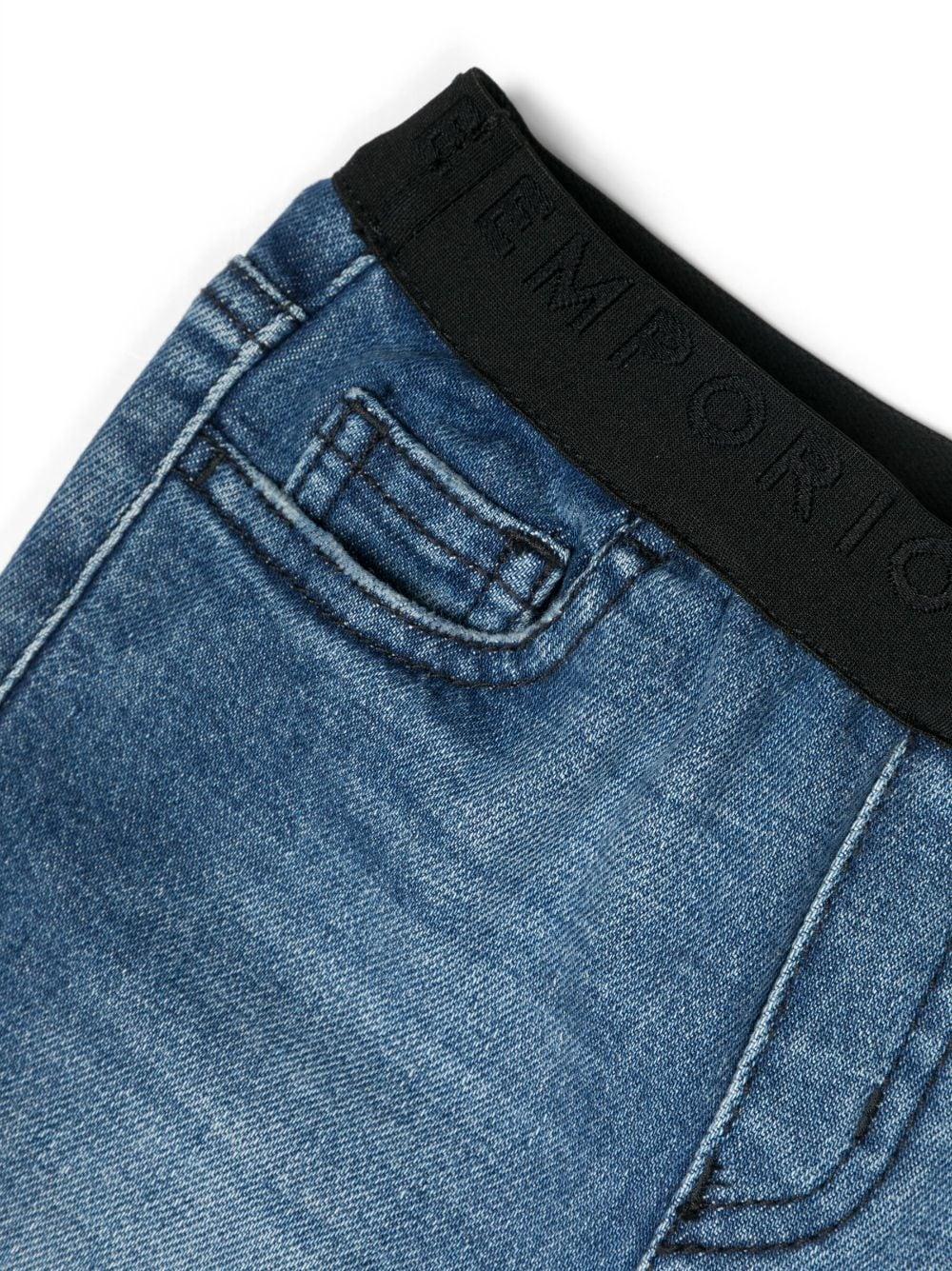 Pantalone blu denim neonato