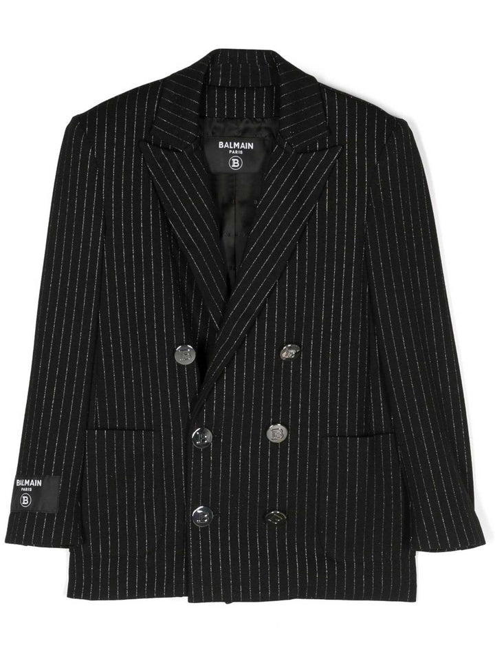 Giacca nera/argento bambino