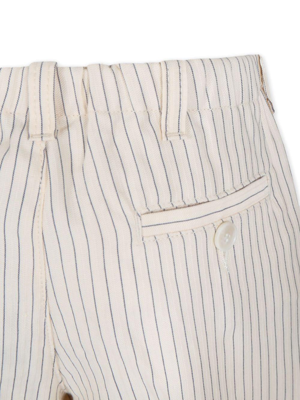 Pantaloni bianco avorio bambino
