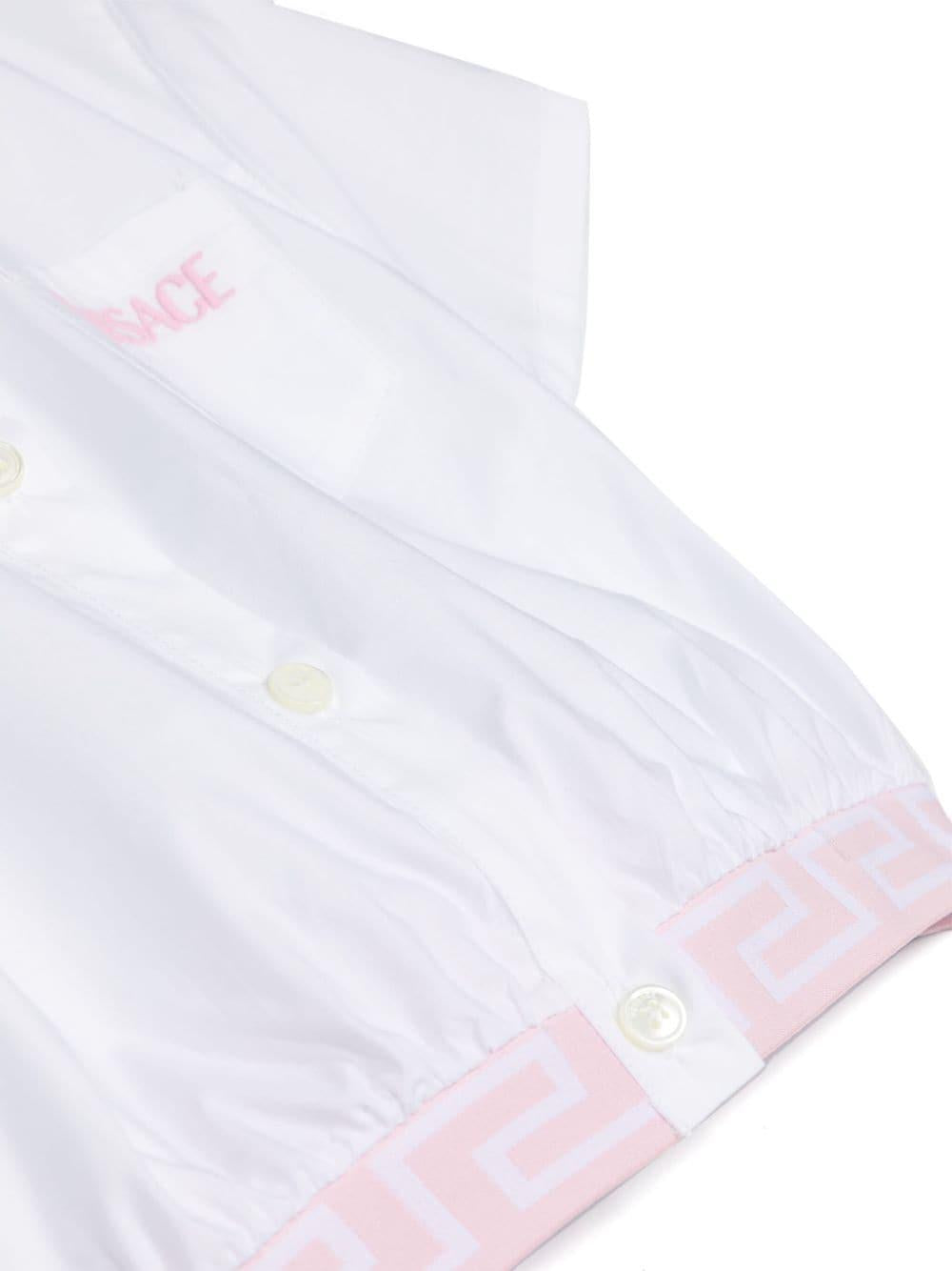 Camicia bianco/rosa bambina 10126731A09186 2W310 VERSACE 