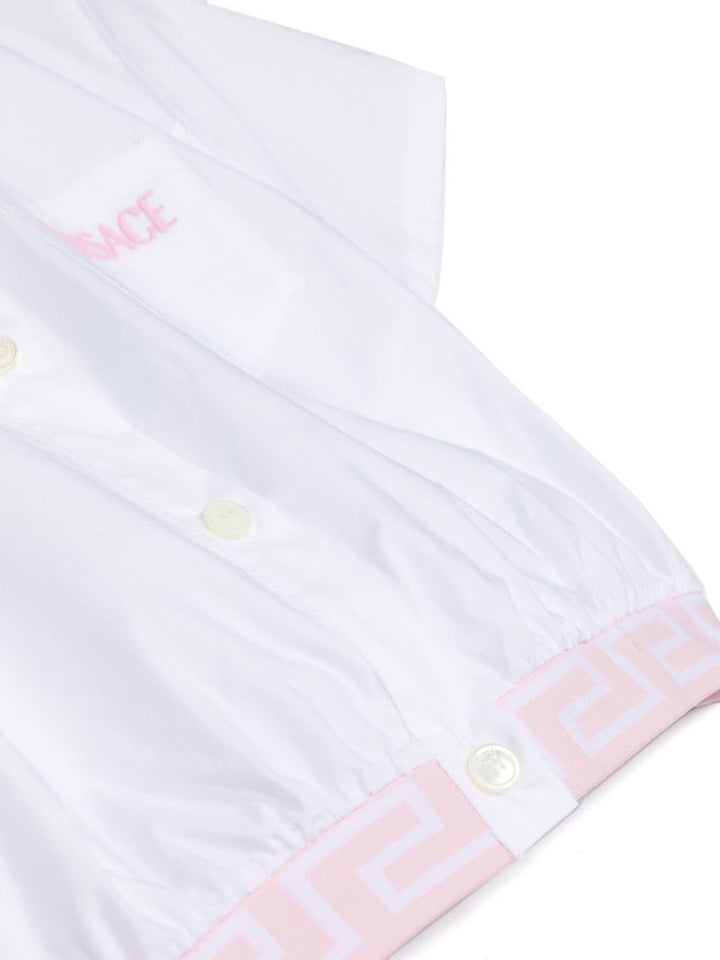 Camicia bianco/rosa bambina 10126731A09186 2W310 VERSACE 