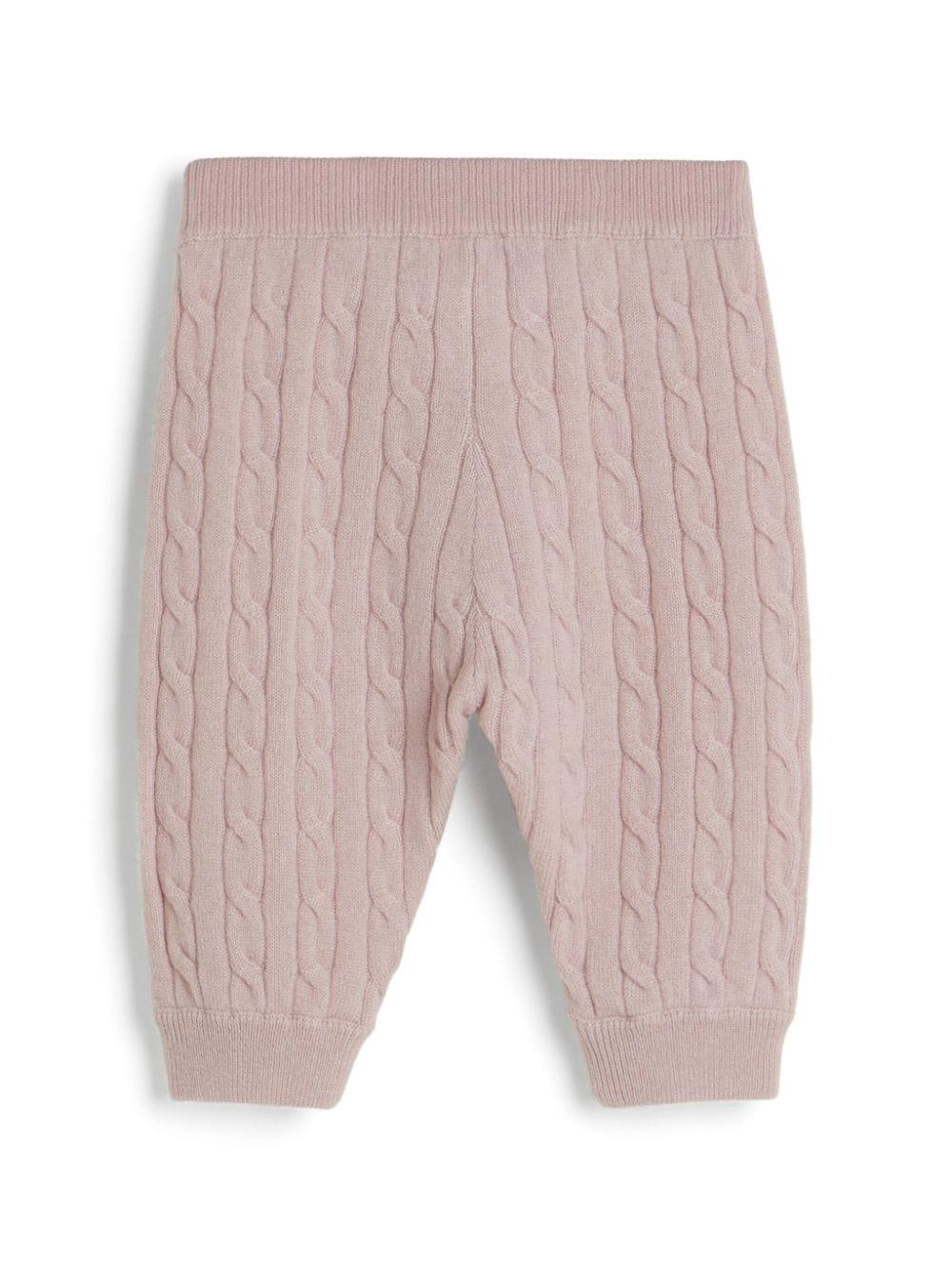 Pantaloni rosa neonato