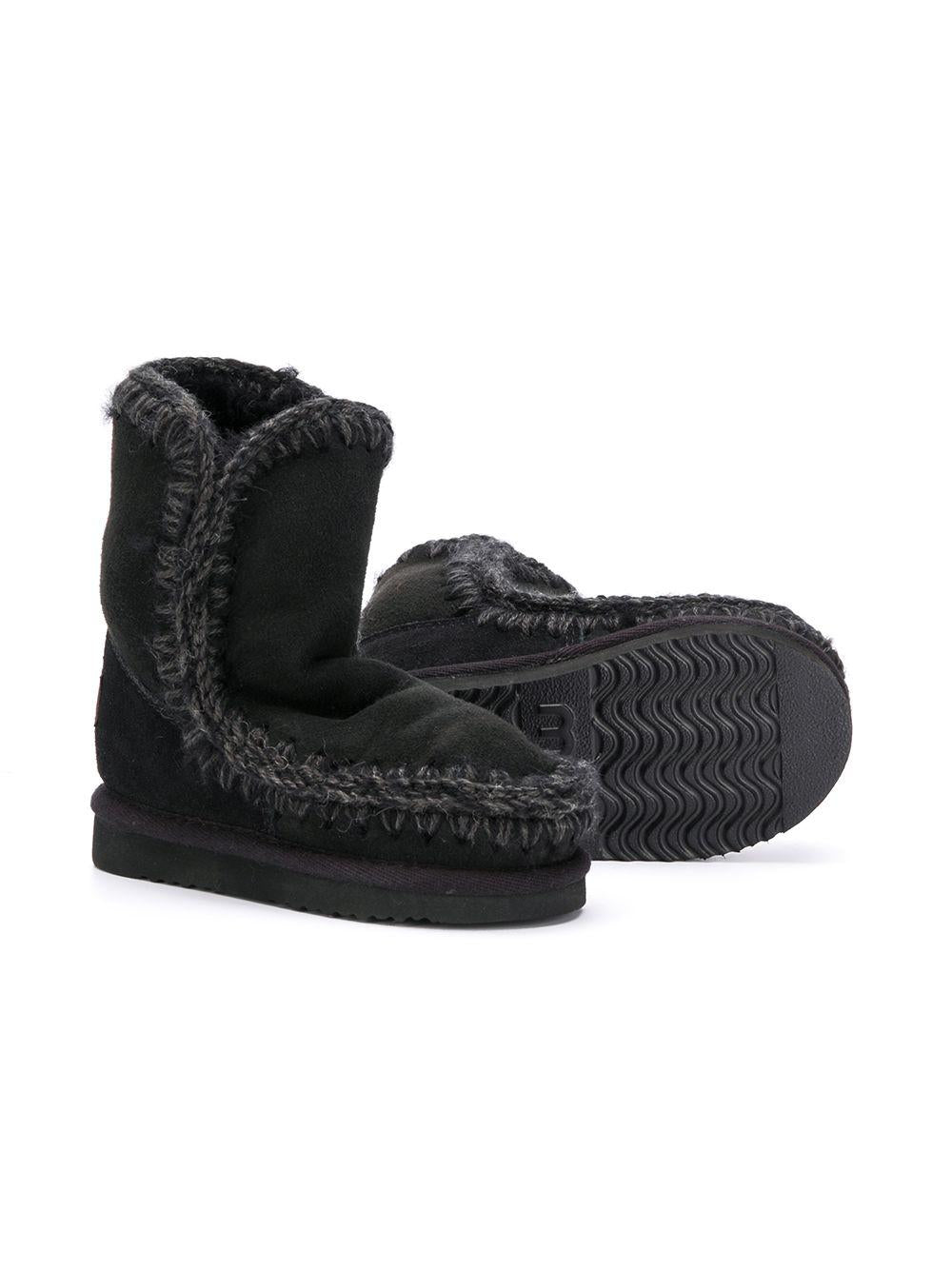 Stivali neri bambina FK101000A BKBK Mou kids 