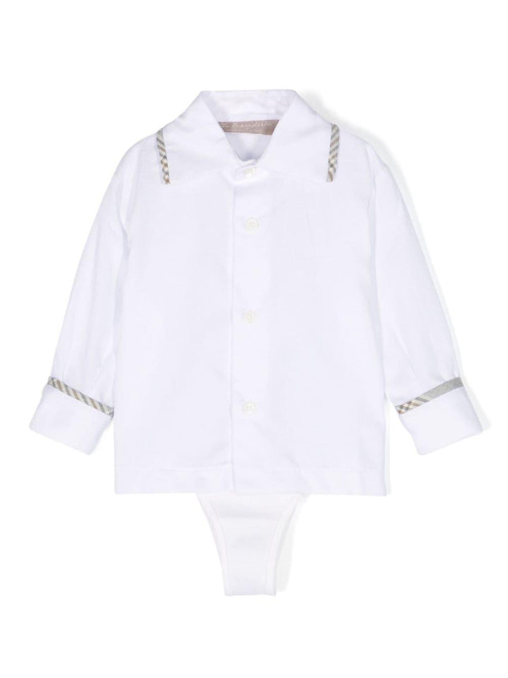 Body bianco cloud neonata