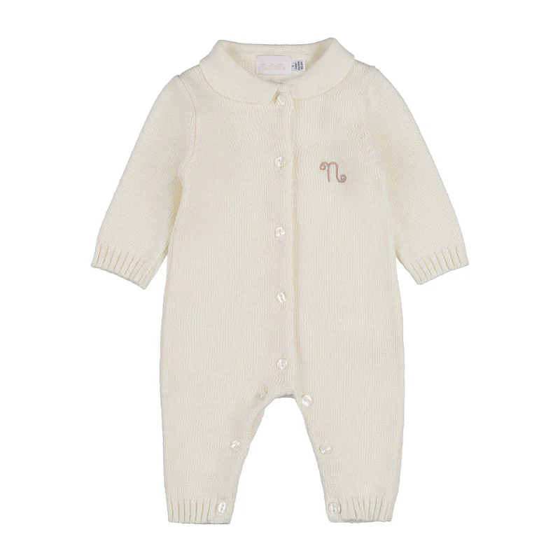 tutina bianca neonato CON043 BIANCO Nanan 