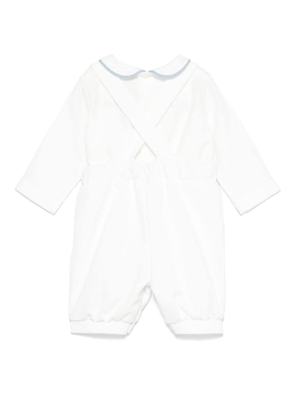 completo bianco/cielo neonato