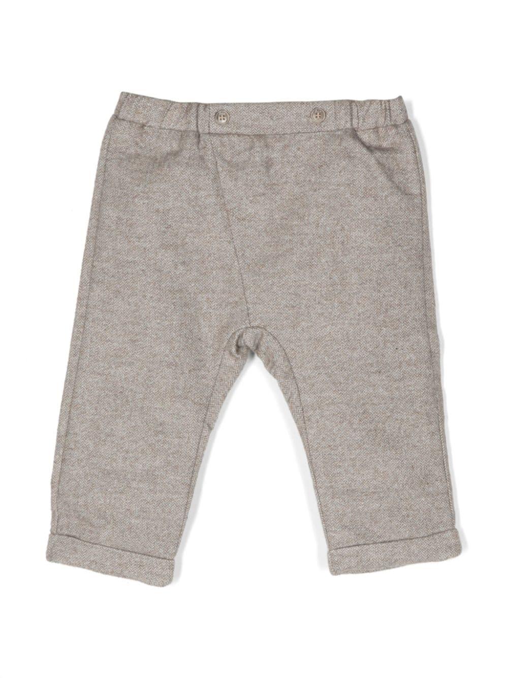 Pantaloni beige neonato unisex TX22000 15 TARTINE & CHOCOLAT 