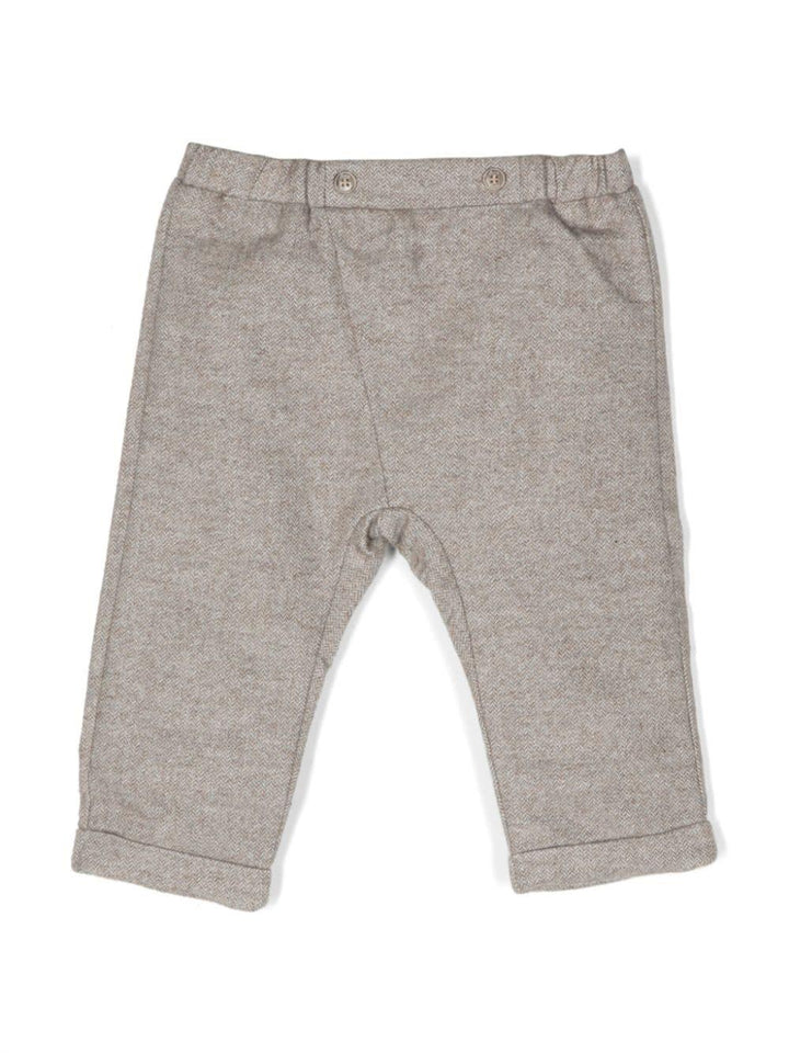 Pantaloni beige neonato unisex TX22000 15 TARTINE & CHOCOLAT 