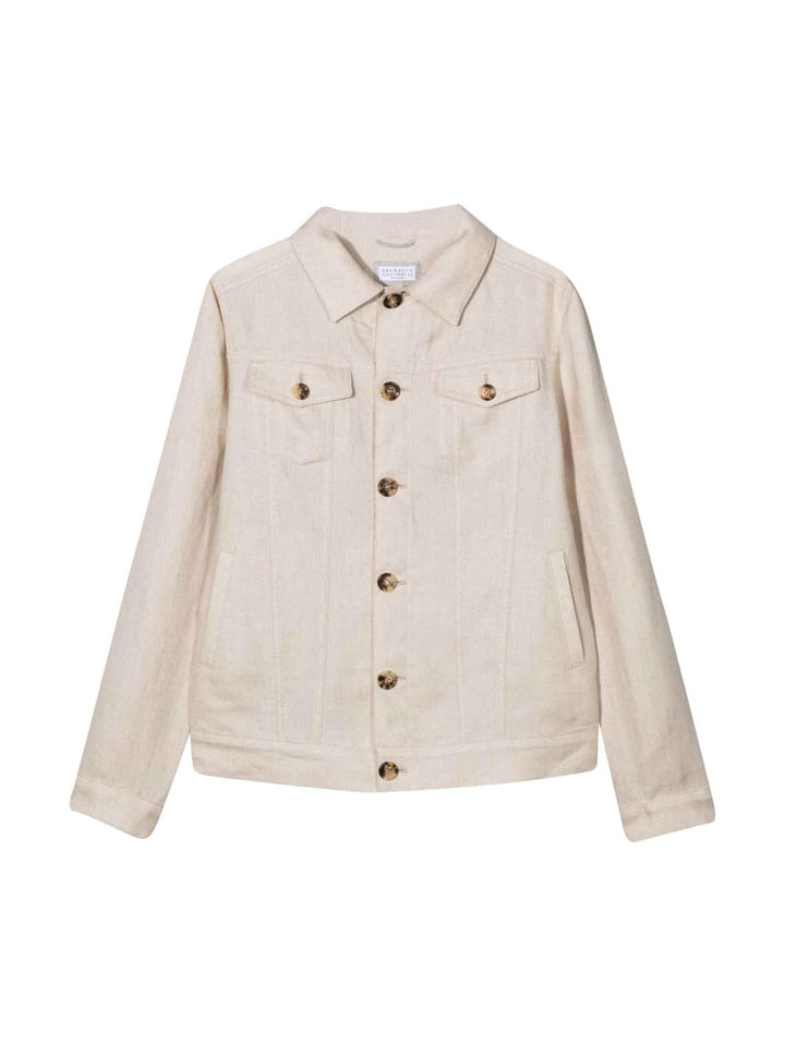 Giubbino beige bambino