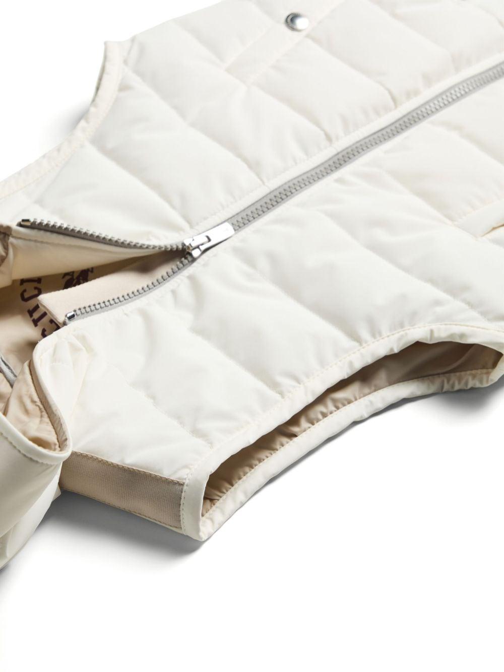 Gilet beige unisex