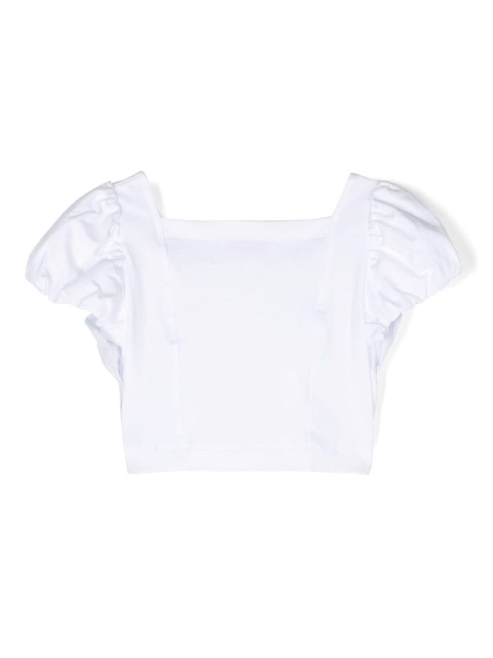 Blusa bambina bianca