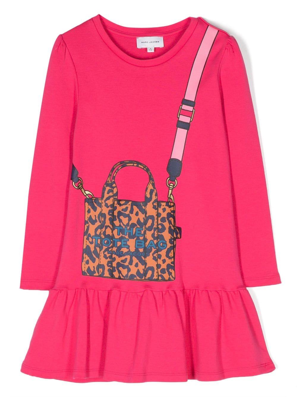 Abito fucsia bambina W12450 494 Marc Jacobs Kids 