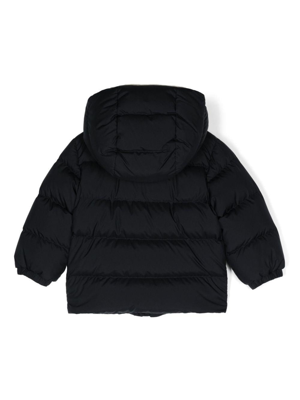 Piumino blu neonato 1A0003354A81 778 Moncler Kids 