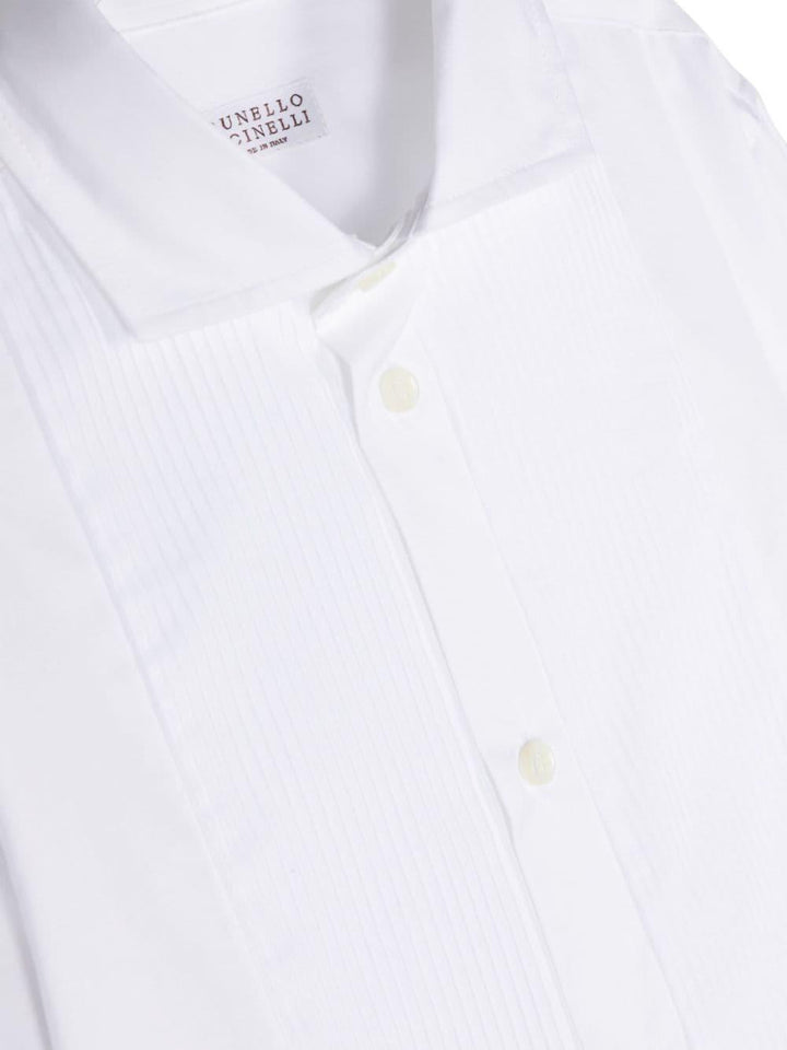 Camicia bianco ottico bambino