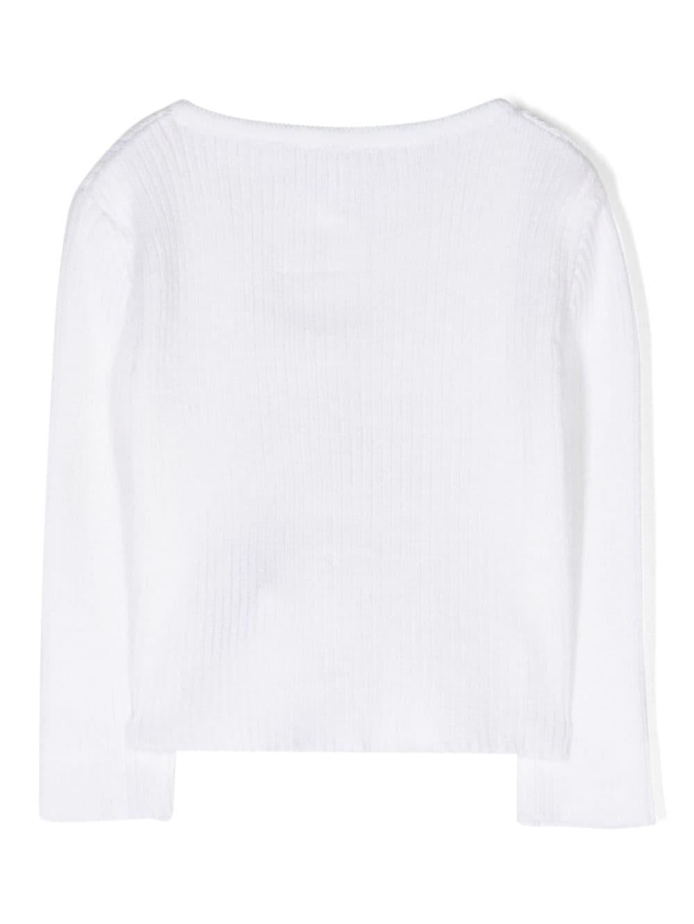 Cardigan neonata bianco