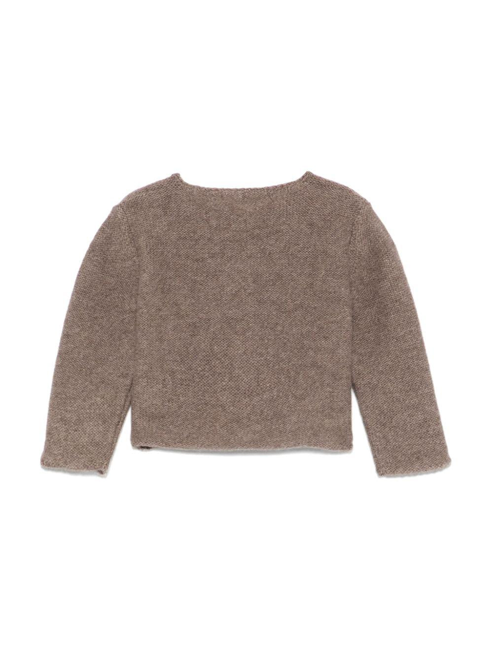 Cardigan beige neonata