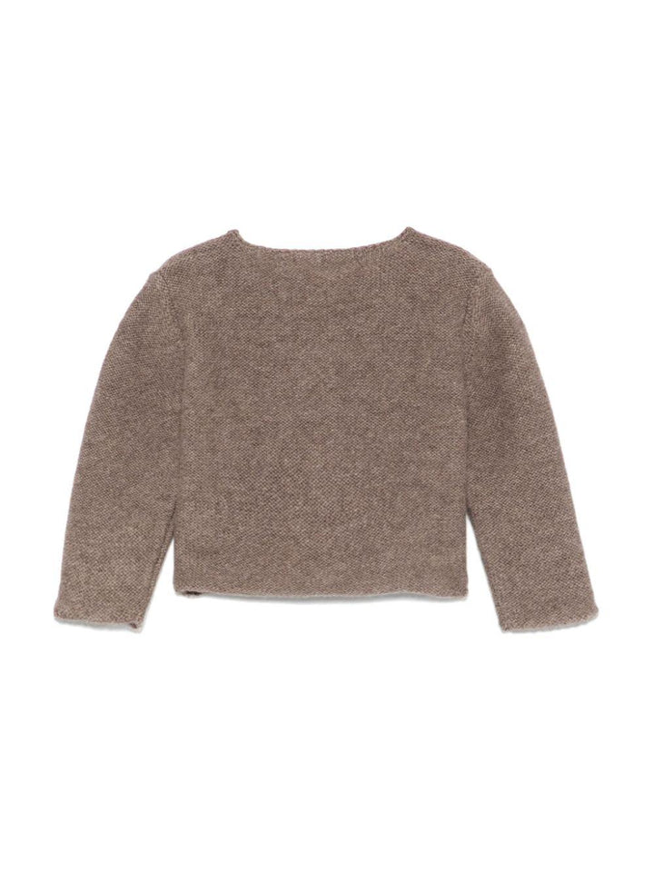Cardigan beige neonata
