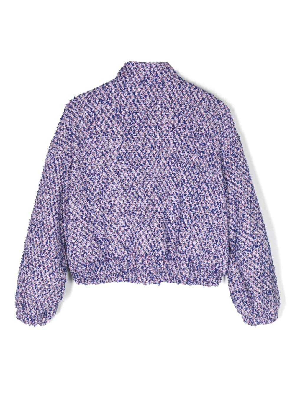 Bomber blu bambina