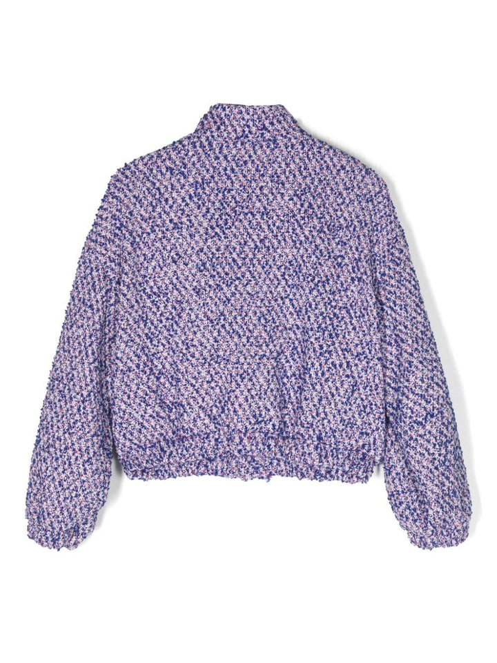 Bomber blu bambina