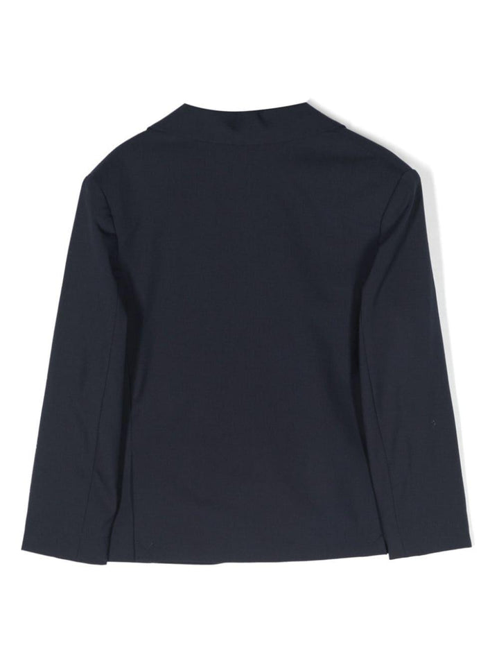 Giacca blu navy bambino con logo