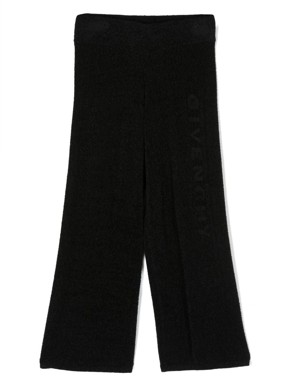 Pantaloni neri bambina H14214 09B Givenchy Kids 
