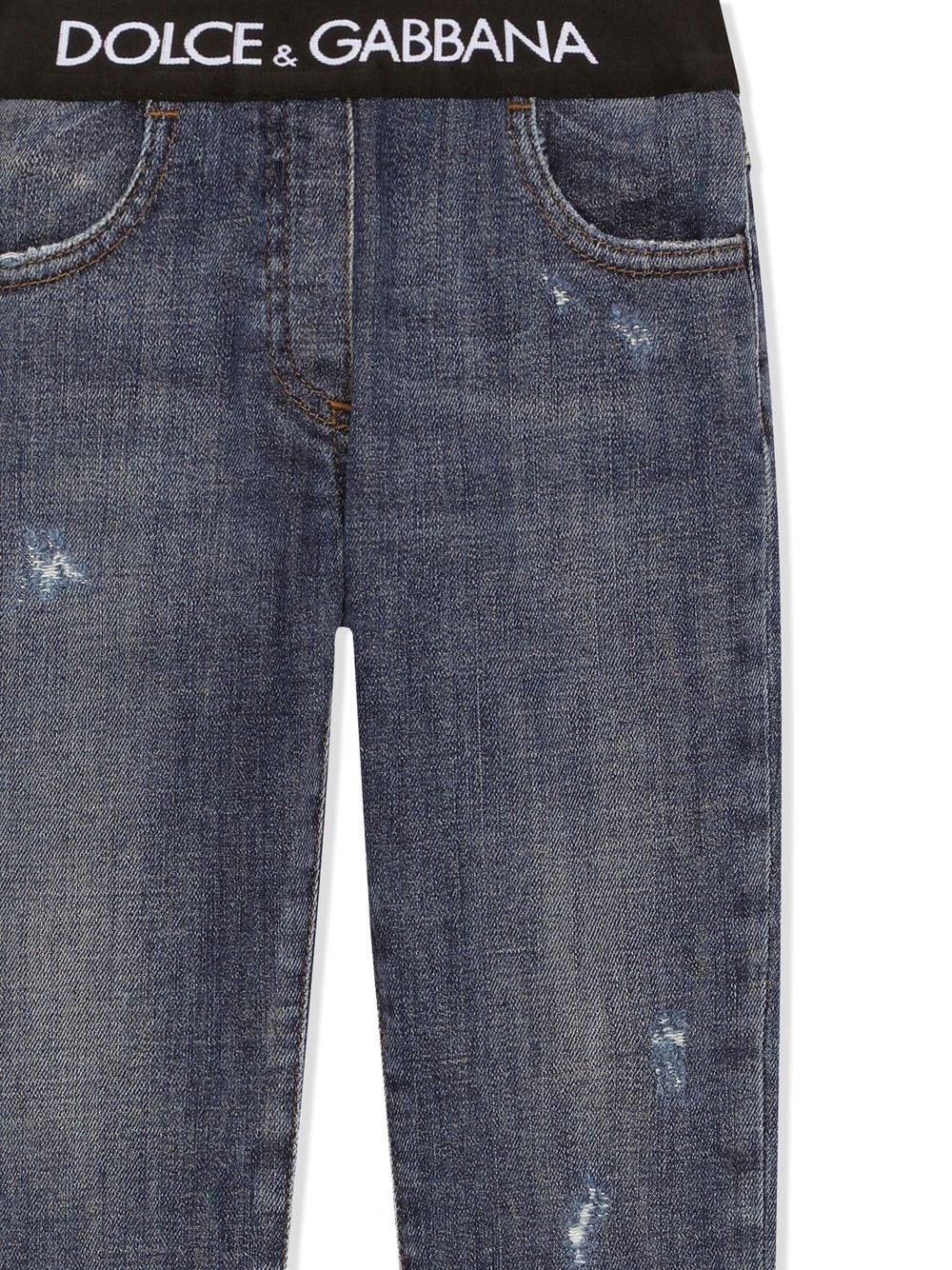 Jeans blu bambina