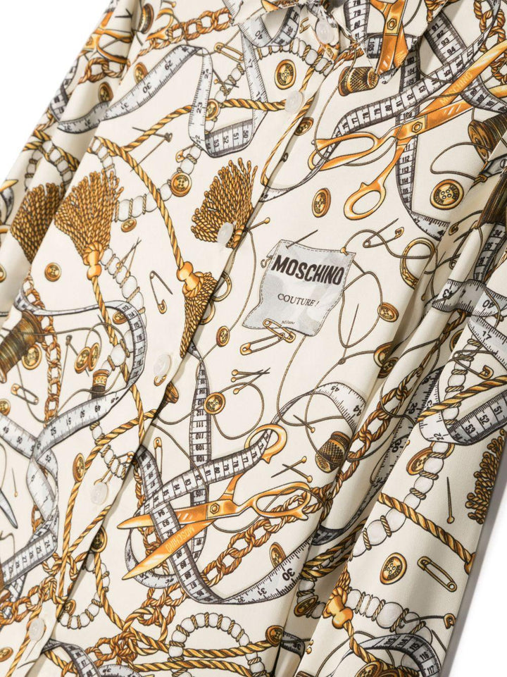 Camicia multicolor bambina con stampa
