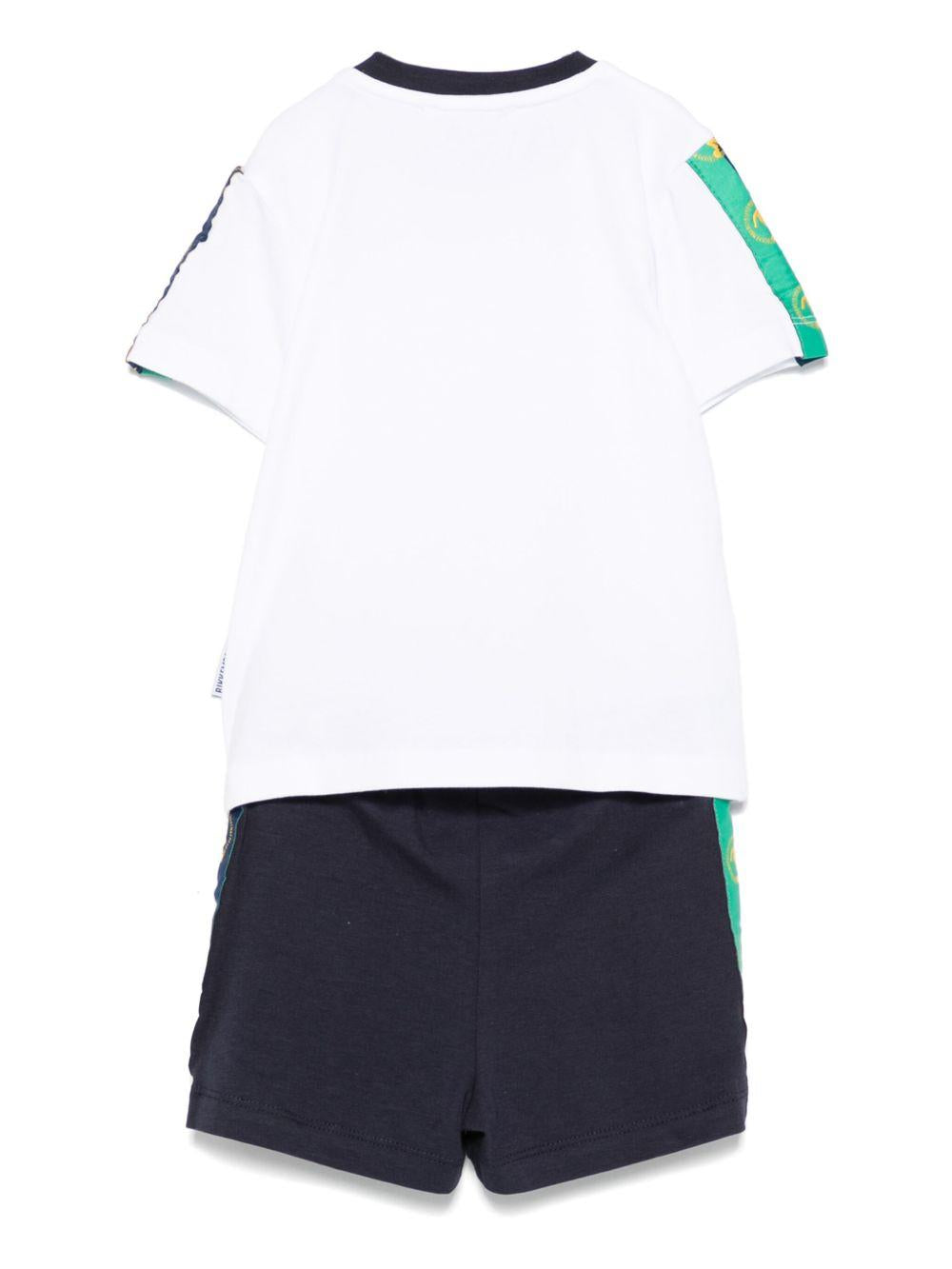 set bianco/blu neonato
