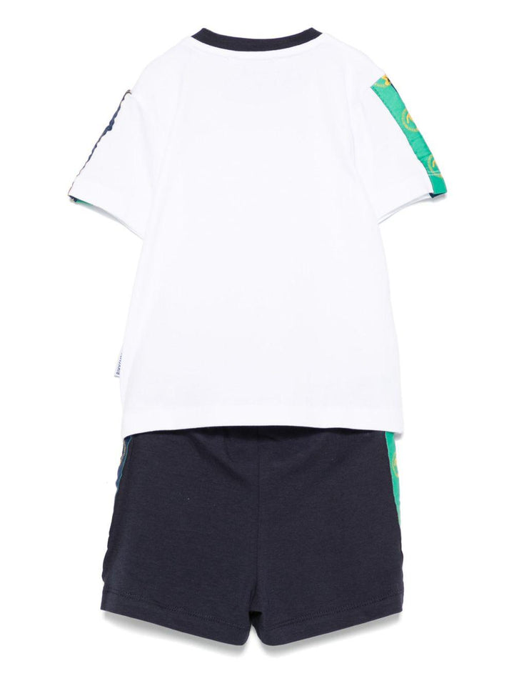set bianco/blu neonato