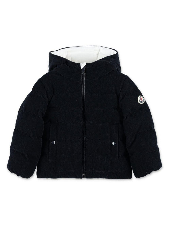 Piumino nero neonato