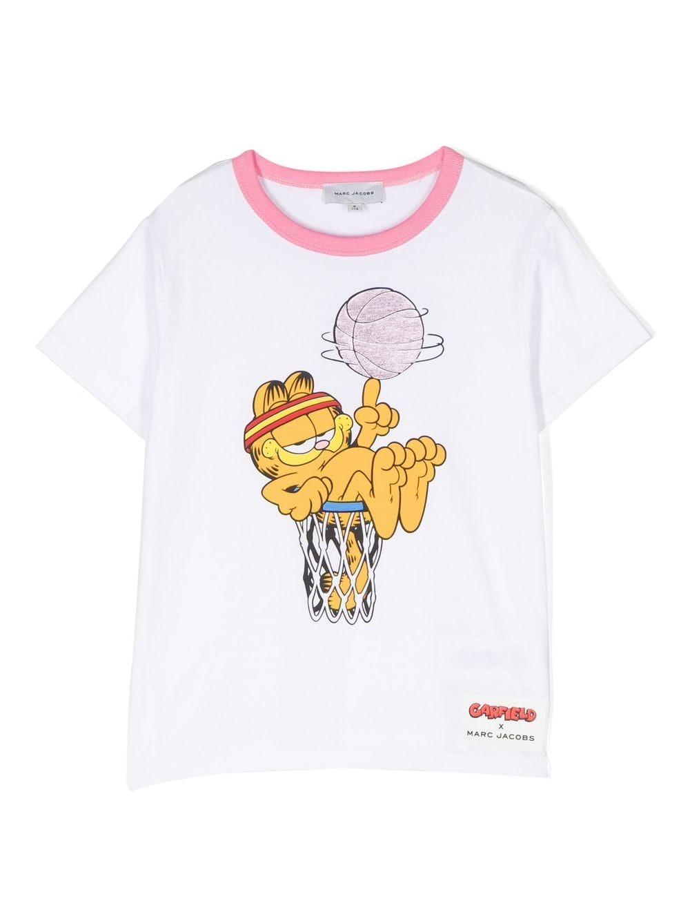 T-shirt bianca bambina W15652 10P Marc Jacobs Kids 