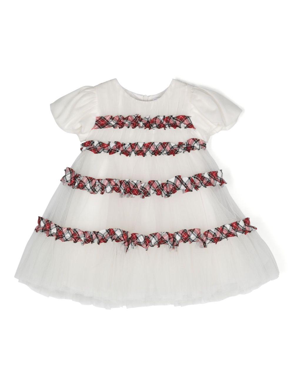 abito bianco neonata 31D907T9945 0143 Monnalisa kids 