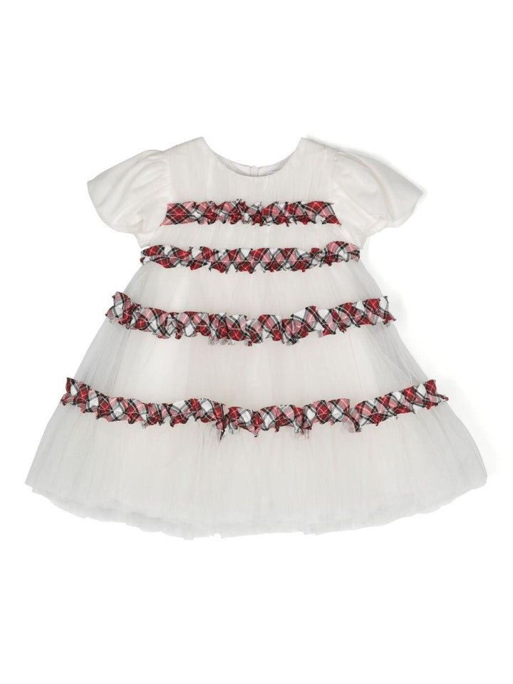 abito bianco neonata 31D907T9945 0143 Monnalisa kids 