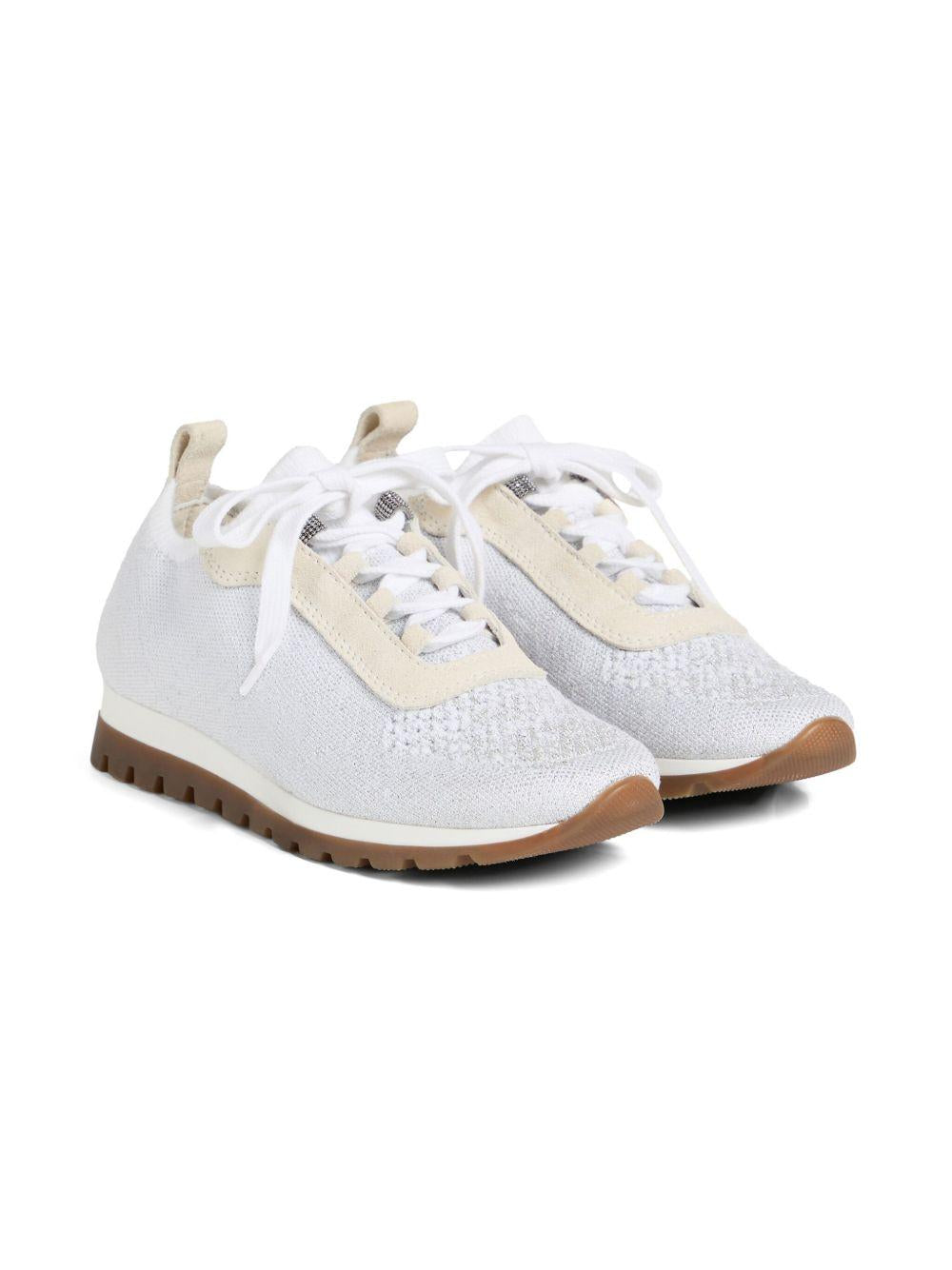 sneakers argento bambina