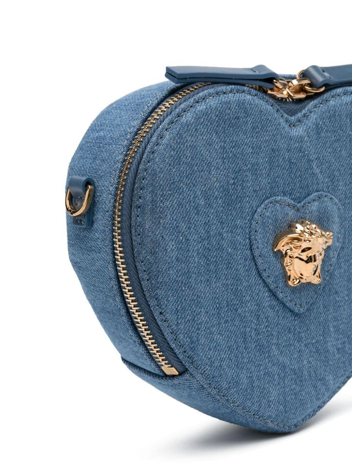 Borsa blu denim bambina 10065061A09756 1UE2V VERSACE 