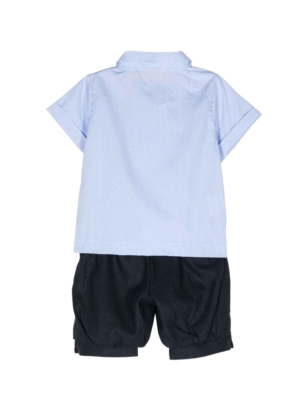Shorts blu neonato