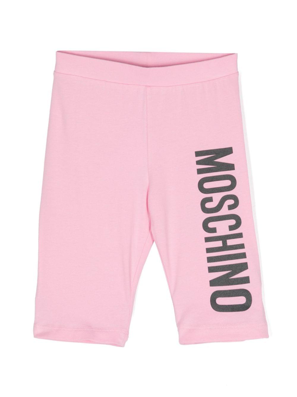 Bermuda rosa bambina HDQ01ELBA00 50206 MOSCHINO KIDS 