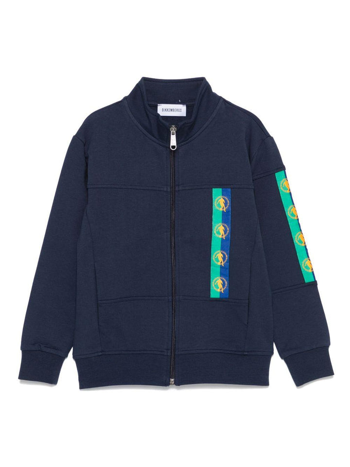 felpa blu bambino
