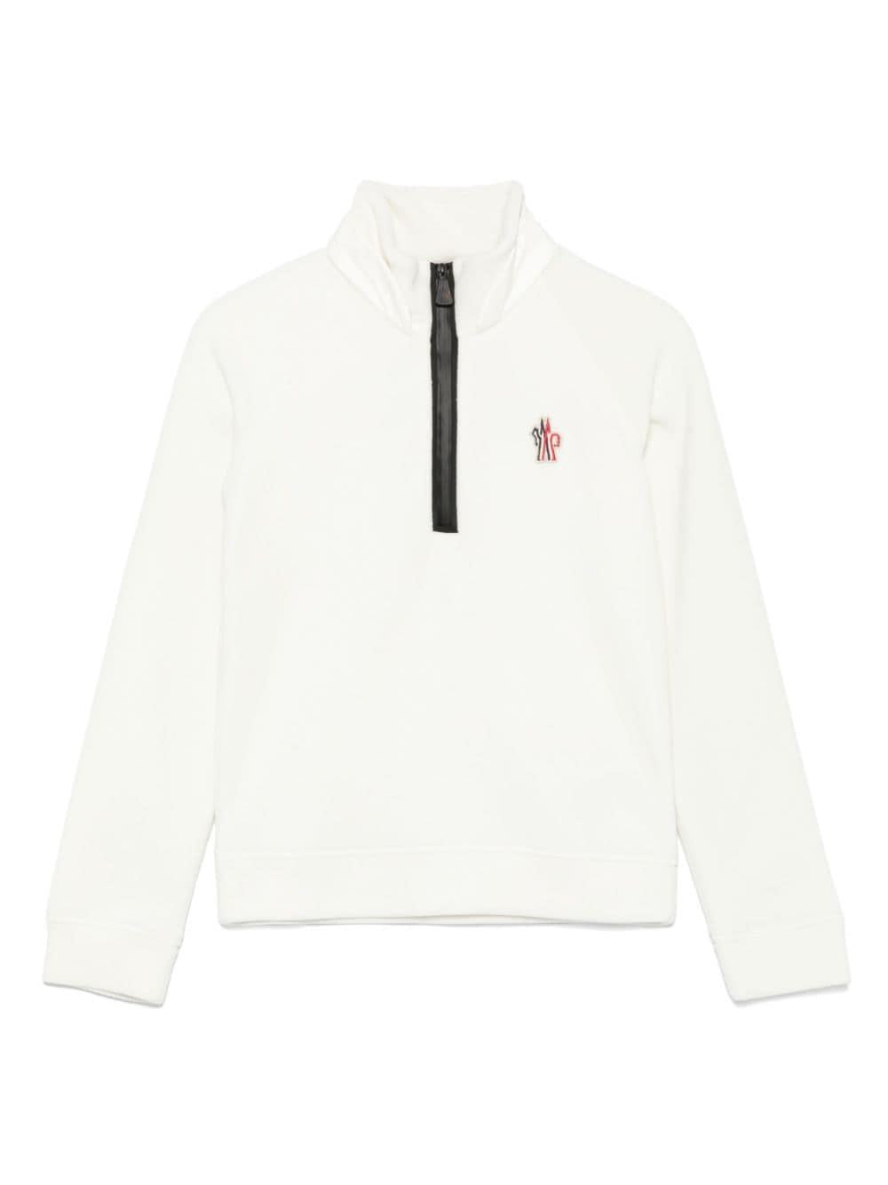 Felpa bianca unisex