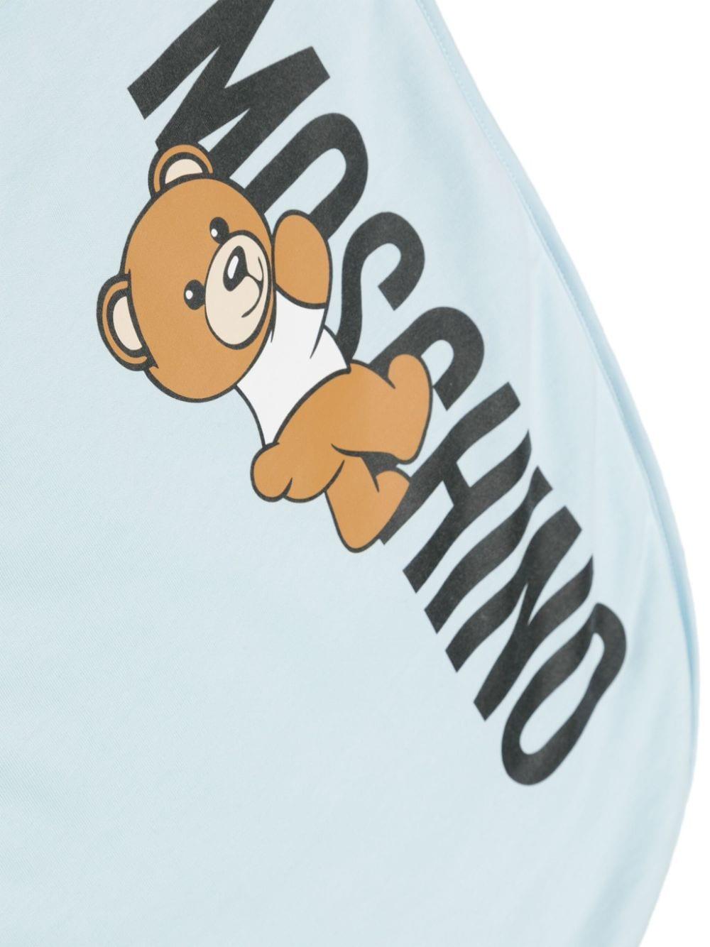 Sacco nanna azzurro neonato unisex MUE00PLCA30 40304 MOSCHINO KIDS 