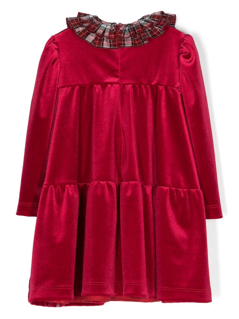 abito rosso neonata 31D9134850 0043 Monnalisa kids 