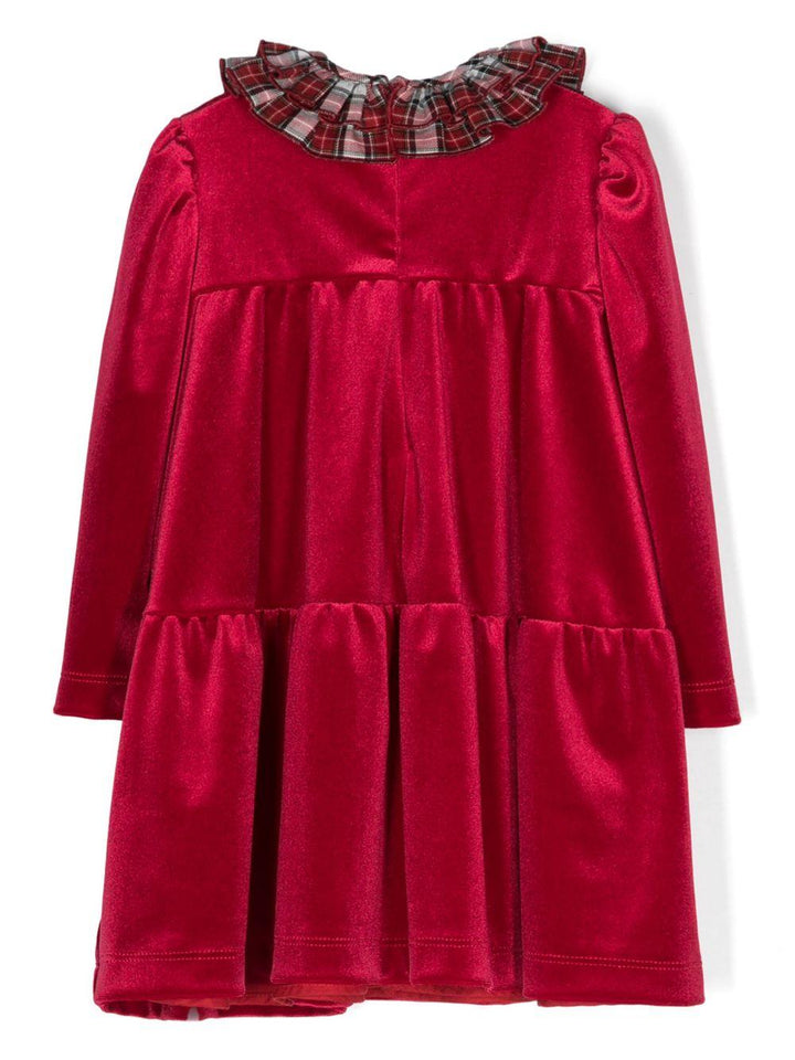 abito rosso neonata 31D9134850 0043 Monnalisa kids 