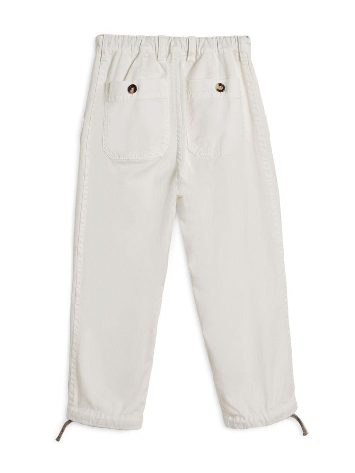 pantaloni bianchi bambino