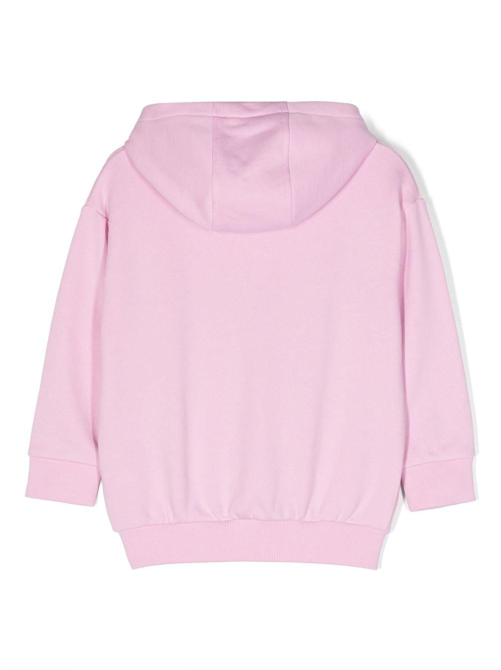 Felpa rosa bambina K15693 456 KENZO KIDS 