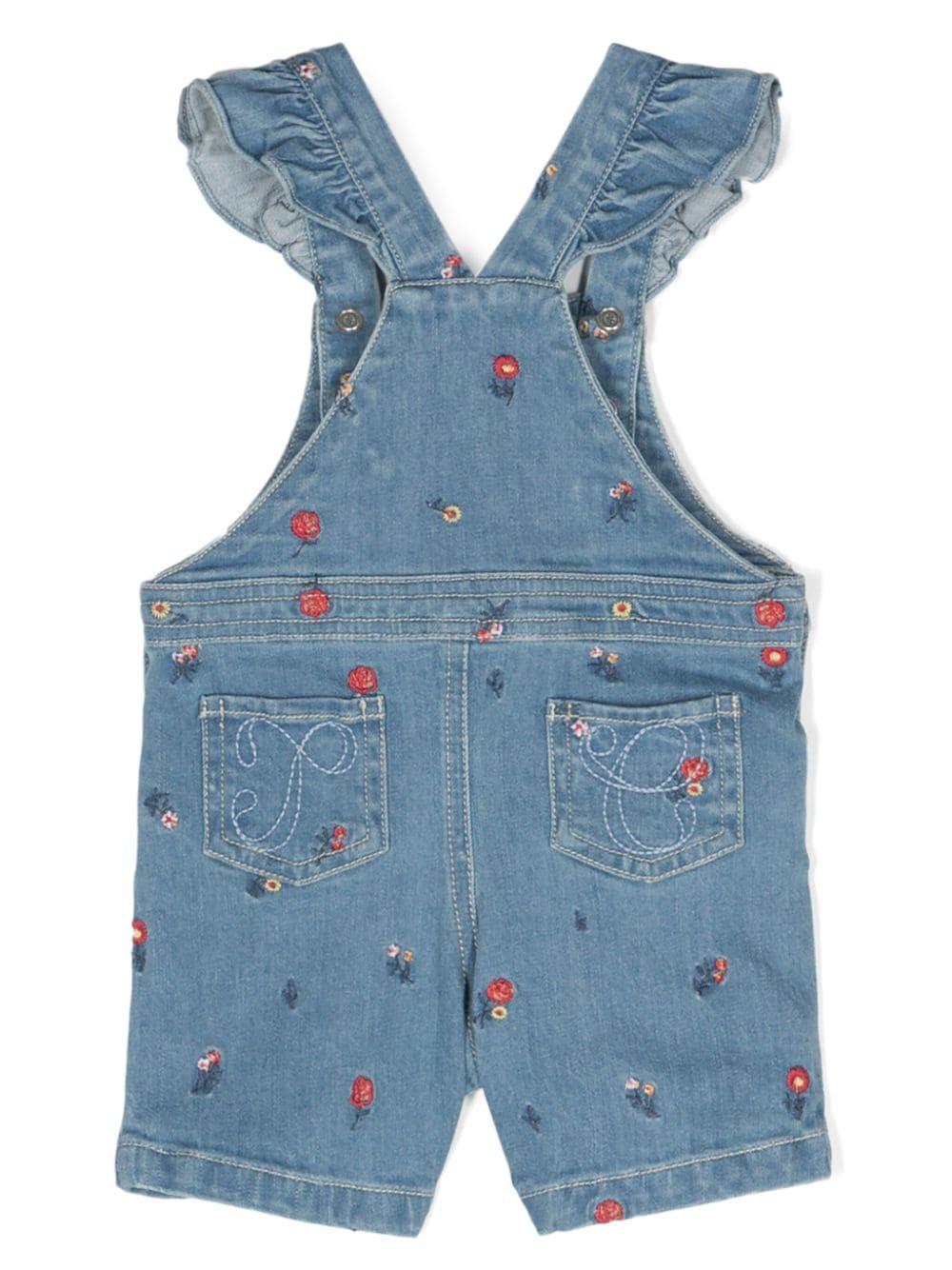 Salopette denim neonata