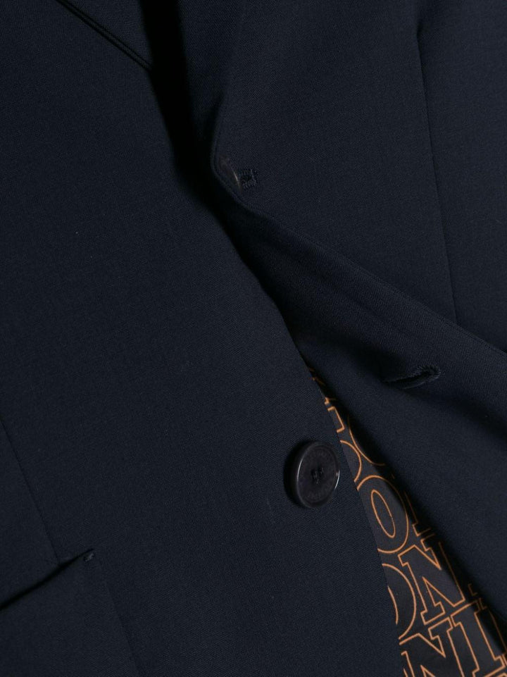 Giacca blu navy bambino con logo