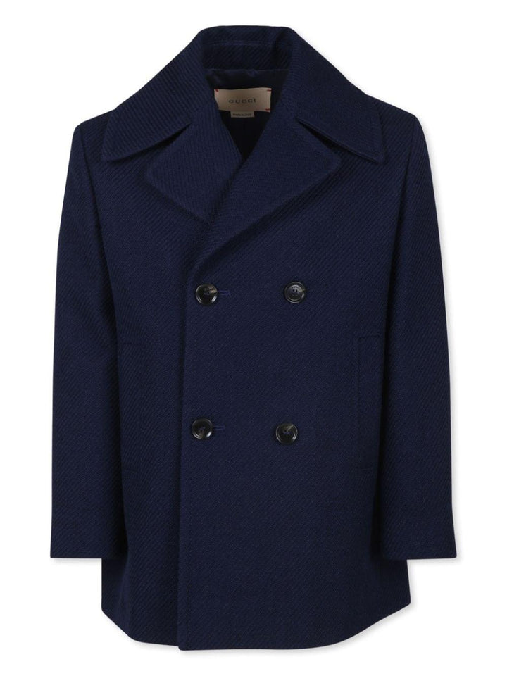 Cappotto blu bambino