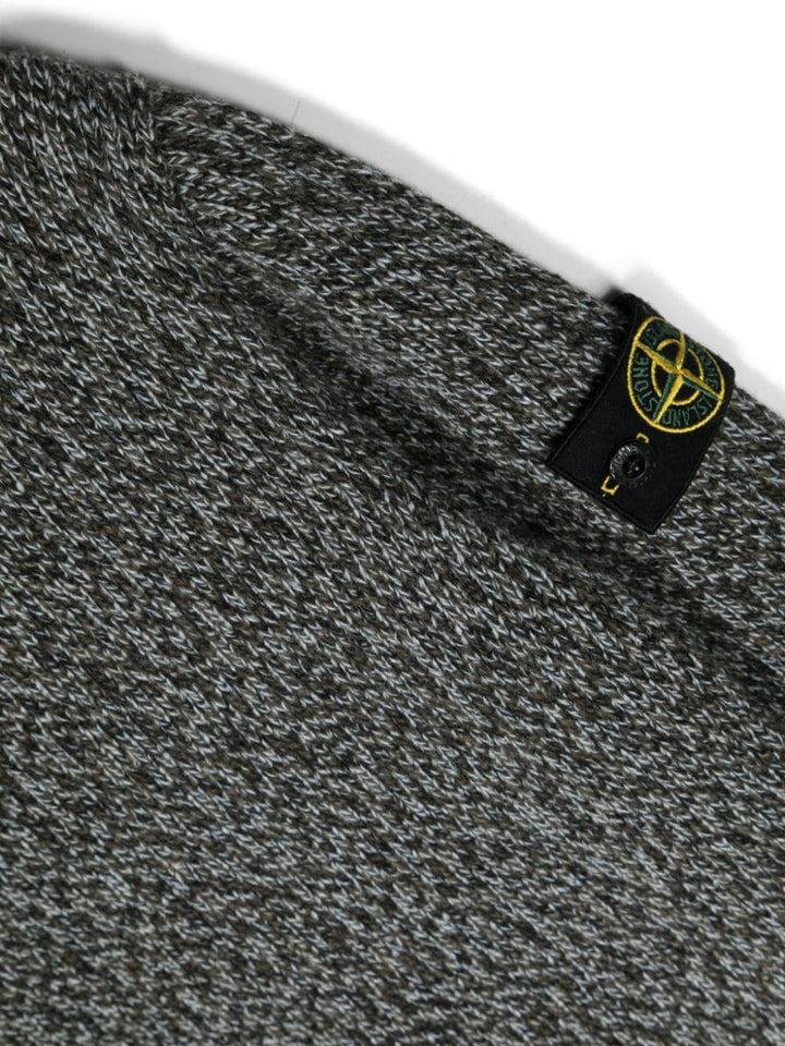Maglione nero/bianco bambino 7916518Z6 V0041 STONE ISLAND JUNIOR 